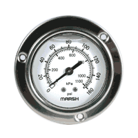 Marsh Bellofram Severe Service Gauge, 63 mm